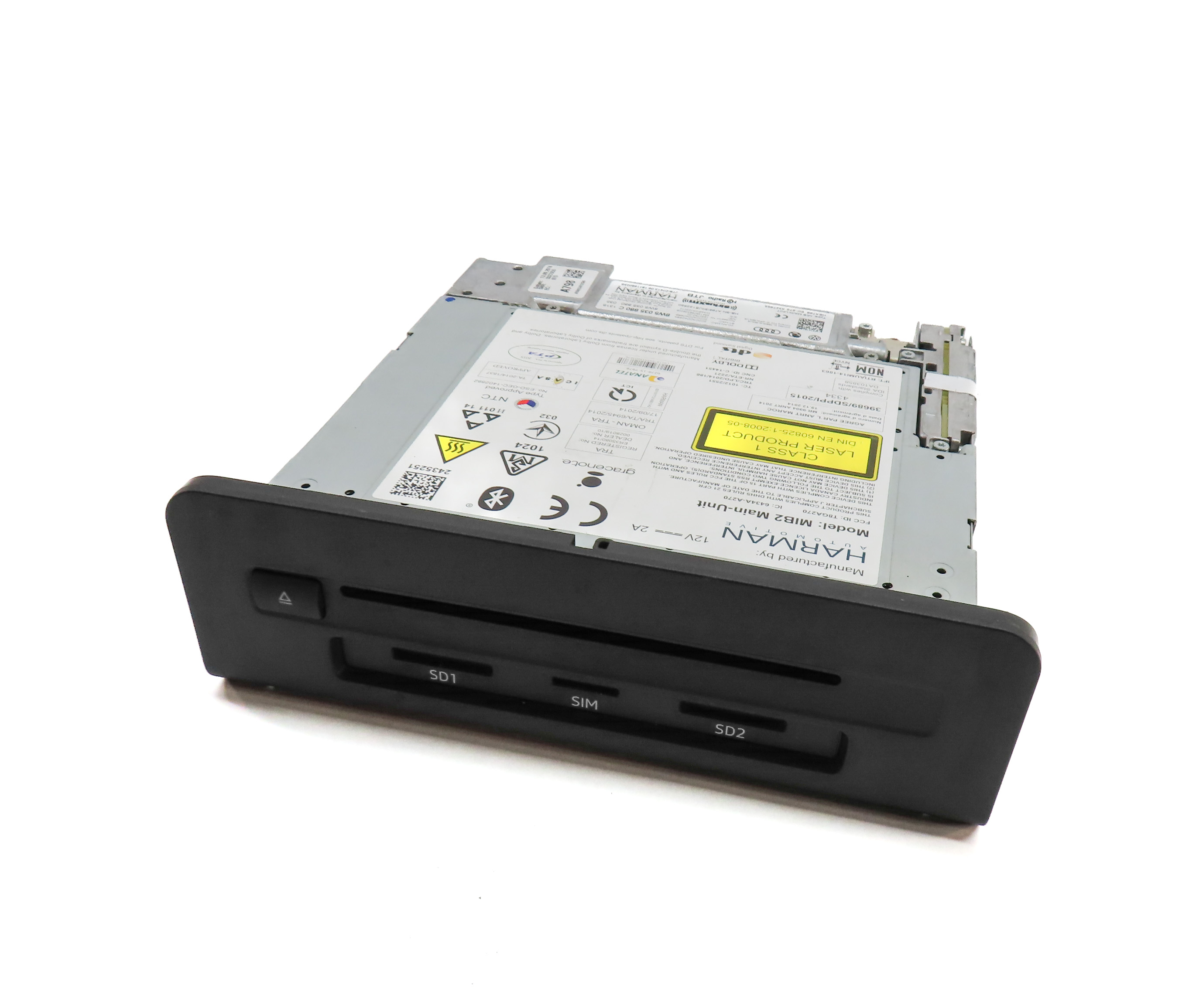 2019 AUDI S5 (B9) FRONT CENTER DASH RADIO CD MULTI MEDIA HEAD UNIT MODULE — exact item pictured
